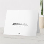 DONALD TRUMP ON MOUNT RUSHMORE BIG BIRTHDAY KAART (Achterkant)