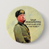 Donald Trump: Onze kleine Dictator Ronde Button 7,6 Cm (Voorkant)