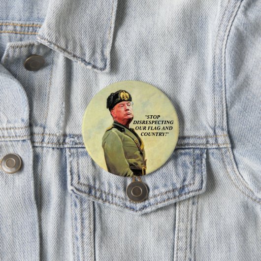 Donald Trump: Onze kleine Dictator Ronde Button 7,6 Cm (In situ)