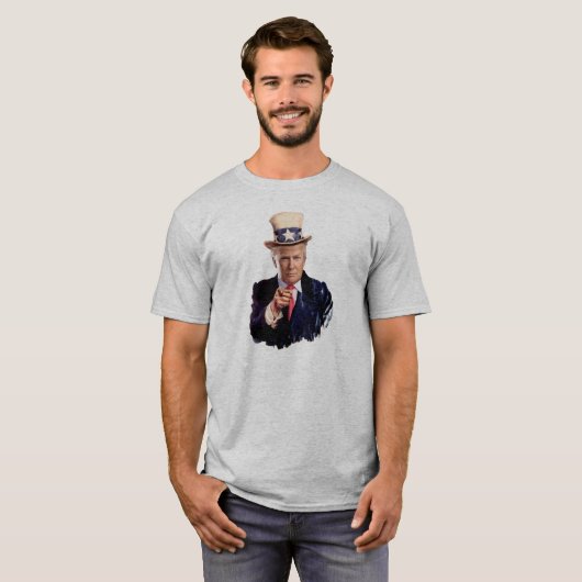 Donald Trump oom Sam T-shirt (Voorkant volledig)