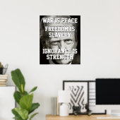Donald Trump Oorlog is Vrede Poster (Thuiskantoor)