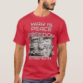 Donald Trump Oorlog is Vrede T-shirt (Voorkant)