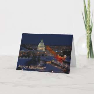 Donald Trump op een Kerstkaart van de Ar Feestdagen Kaart