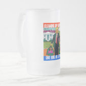 DONALD TRUMP - OPRUIMEN VAN AMERIKA, ÉÉN TAS PER K MATGLAS BIERPUL (Voorkant links)