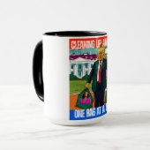 DONALD TRUMP - OPRUIMEN VAN AMERIKA, ÉÉN TAS PER K MOK (Voorkant links)