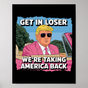 Donald Trump Opruiming Republikeinse Trump-aanhang Poster