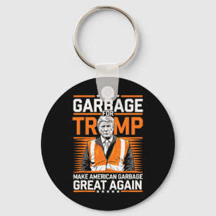 Donald Trump Oranje Reflecterend Veiligheidsvest 1 Sleutelhanger