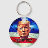 Donald Trump & Oude Glorie Sleutelhanger (Achterkant)