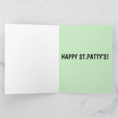 DONALD TRUMP OVERGROTE ST.PATRICK'S DAY KAARTEN (Binnen)