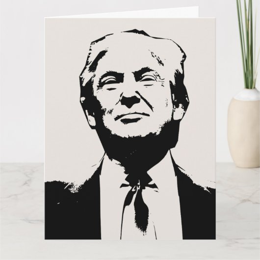 DONALD TRUMP overmaatse BIRTHDAY-WENSKAARTEN Kaart (Voorkant)