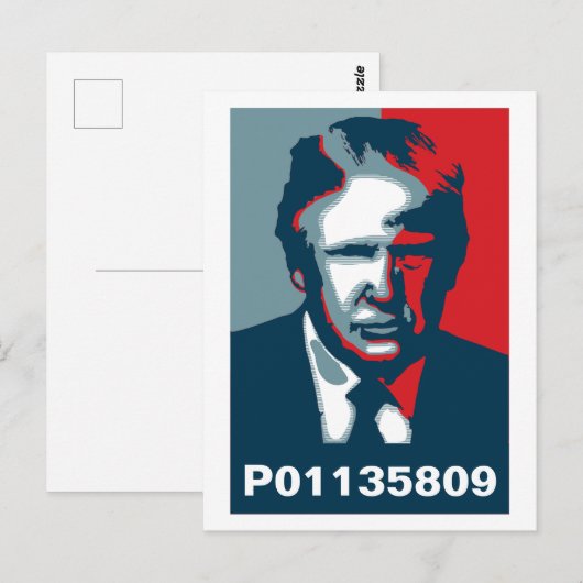 Donald Trump P01135809 Briefkaart (Voorkant / Achterkant)