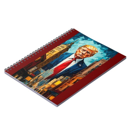 donald trump paint notitieboek (Linkerzijde)