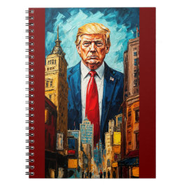 donald trump paint notitieboek