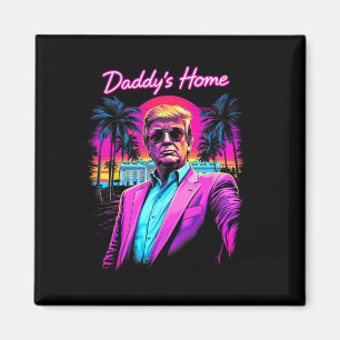 Donald Trump Papa Is Thuis Grappige Meme Kunst Magneet