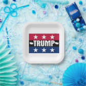 Donald Trump Papieren Bordje (Feest)