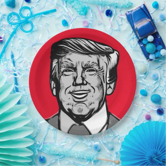 DONALD TRUMP PAPIEREN BORDJE (Feest)