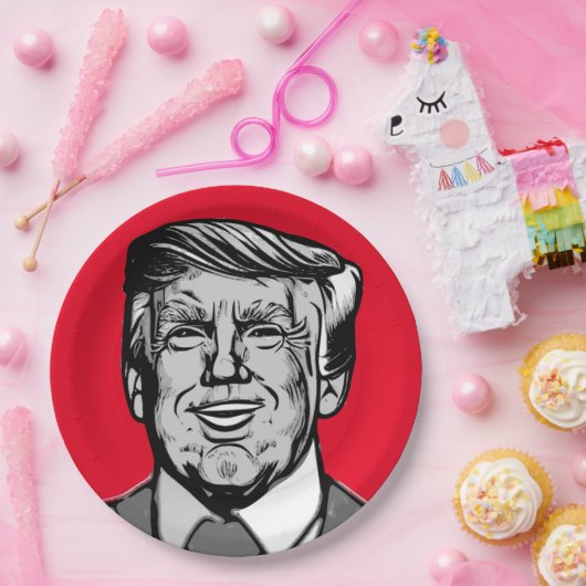 DONALD TRUMP PAPIEREN BORDJE (Feest)