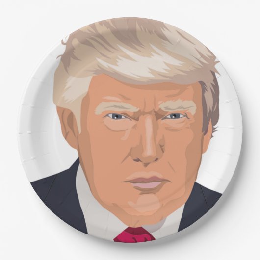 DONALD TRUMP PAPIEREN BORDJE (Voorkant)