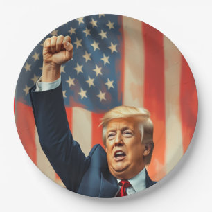 Donald Trump Papieren Bordje