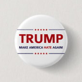 Donald Trump Parody Ronde Button 3,2 Cm (Voorkant)