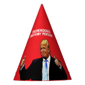 DONALD TRUMP PARTY PET VOOR HEM FEESTHOEDJES (Voorkant)