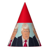 DONALD TRUMP PARTY PETTEN FEESTHOEDJES (Links)