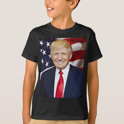 DONALD TRUMP PATRIOTICA T-SHIRTS KINDER T - SHIRTS (Voorkant)