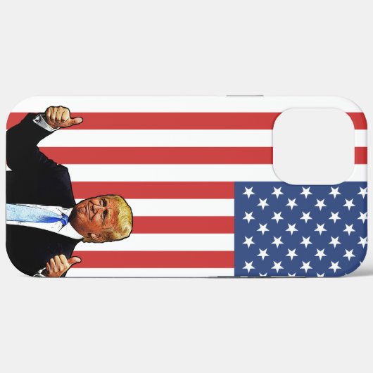 DONALD TRUMP PATRIOTISCHE IPHONE CASES (Achterkant (horizontaal))