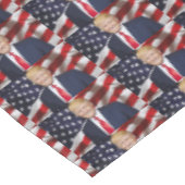 DONALD TRUMP PATRIOTTISCH TAFELKLEED (Gekanteld)