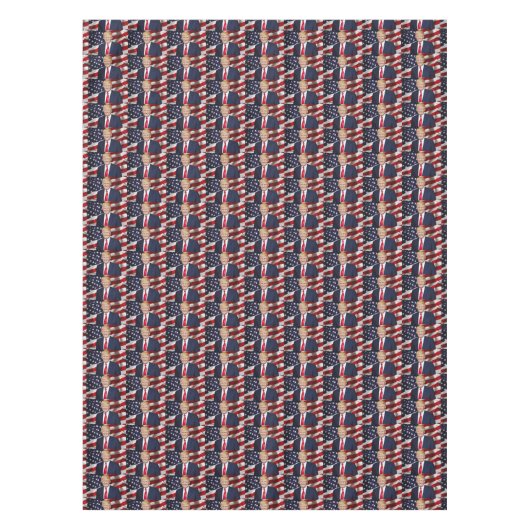 DONALD TRUMP PATRIOTTISCH TAFELKLEED (Voorkant)