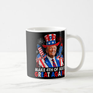 Donald Trump Patriottisch Vuurwerk Maak 4 juli G Koffiemok
