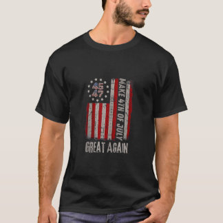 Donald Trump Patriottisch Vuurwerk Maak 4 juli G T-shirt