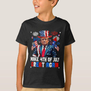 Donald Trump Patriottisch Vuurwerk Maakt 4 juli Vu T-shirt