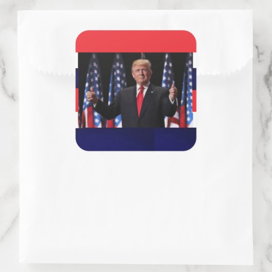 Donald Trump Patriottische Sticker (Tas)