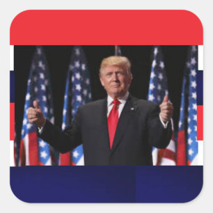 Donald Trump Patriottische Sticker