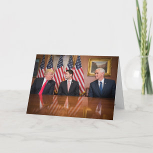 Donald Trump, Paul Ryan en Mike Pence Kaart
