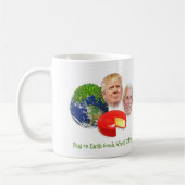 Donald Trump Peas on Earth Gouda Wheel 2 Man Koffiemok (Links)