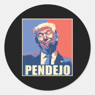 Donald Trump Pendejo Slecht Voor Amerika Ronde Sticker