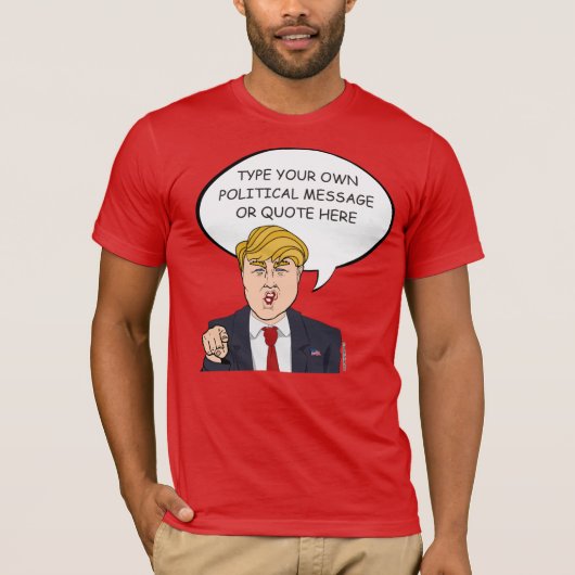 Donald Trump Persoonlijk Bericht T-shirt (Voorkant)