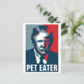 Donald Trump PET EATER Briefkaart (Staand voorkant)