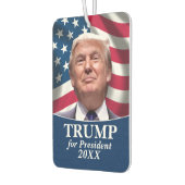 Donald Trump Photo American Flag - President 2020 Luchtverfrisser (Links)