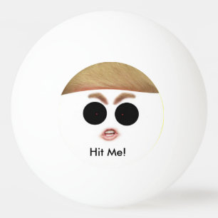 Donald Trump Ping Pong Ball.  Hit het! Pingpongbal