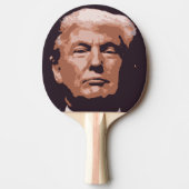 Donald Trump Ping Pong Paddle Tafeltennisbatje (Voorkant)