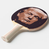 Donald Trump Ping Pong Paddle Tafeltennisbatje (Voorkant Gekanteld)
