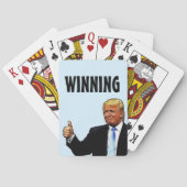 DONALD TRUMP PLAYS, WINNING POKERKAARTEN (Achterkant)