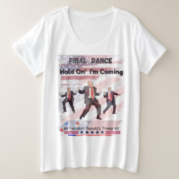 Donald Trump Plus maat T-shirt voor vrouwen