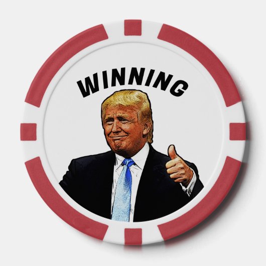 DONALD TRUMP POKER CHIPS WINNEN (Voorkant)