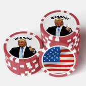 DONALD TRUMP POKER CHIPS WINNEN (Opstapeling)