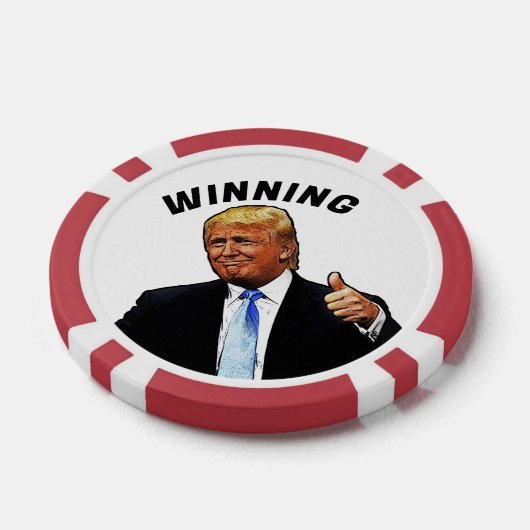 DONALD TRUMP POKER CHIPS WINNEN (Enkel)