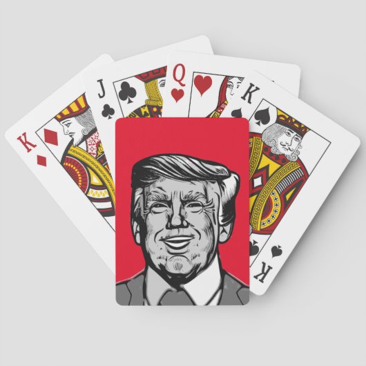 DONALD TRUMP POKERKAARTEN (Achterkant)